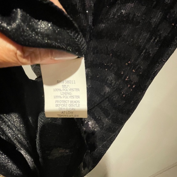 David Meister Black Sequin Dress - Picture 5 of 5